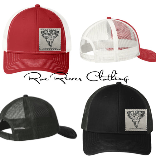 NMWC SnapBack leather patch hat